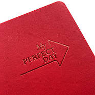 Мотивувальний планер щоденник "My perfect day" червоний (українська мова), фото 10