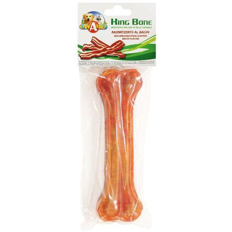 Ласощі для собак кістка зі смаком бекону 25 см Croci King Bone Bacon 1 шт/уп