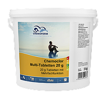 Chemoform Multitab (табл. 20г) 5 кг. Хлорпепарат тривалої дії. Комплексний препарат