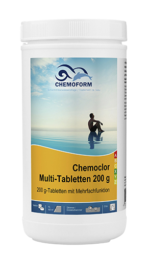 Chemoform Multitab (табл. 200 г) 1 кг. Хлорпепарат тривалої дії. Комплексний препарат