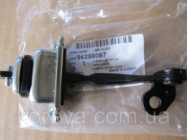 Ограничитель Открытия Двери Передний Левый Сенс, Ланос. GM 96259087 ...