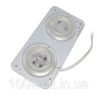 Светодиодная пластина двойная 24W 36LED 220V с магнитами ST 697 ...