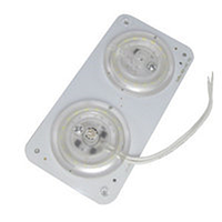 Светодиодная пластина двойная 24W 36LED 220V с магнитами ST 697