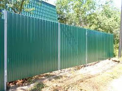 Профнактил зеленого кольору РАЛ 6005, Профліс зеленого кольору, Металопрофіль зеленого кольору 6005.