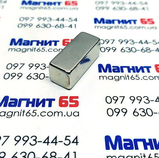 Неодимовий магніт прямокутник 25*10*10 зчеплення 12 кг