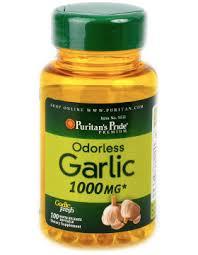Екстракт часнику Garlic Odorless 1000 mg (100 капс.) Puritan's Pride