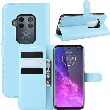 Чохол-книжка Litchie Wallet для Motorola One Zoom Blue