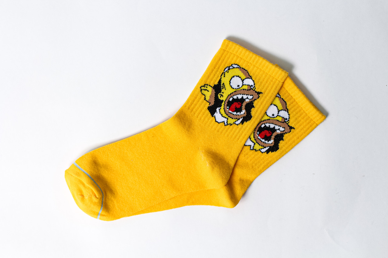 Шкарпетки Crazy Llama`s Гомер кричить, One size (37-42)