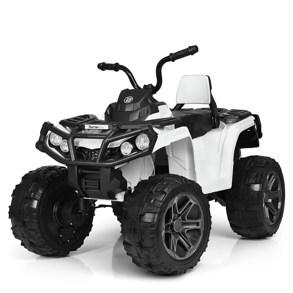 Дитячий електричний квадроцикл BAMBI M 3999 EBLR-1белый, фото 1