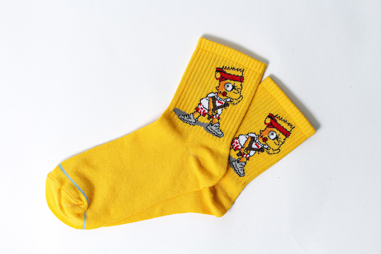 Шкарпетки Crazy Llama's Сімпсони. Барт 223-21