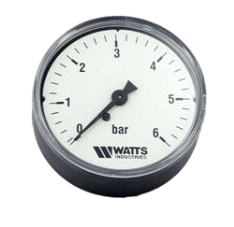 Манометр аксіальний Watts F+R100 (D-63mm 0-6Bar)