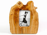 Фоторамка Деревянная Фигурная Ива Ручная работа 23х20х1,5 см Натуральный (18772)