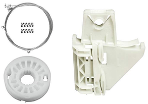 Ремкомплект склопідіймача Skoda Octavia A5 задні ліві двері (УСІЛЕННИЙ)