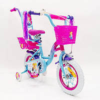 Детский велосипед для девочки Анна и Эльза 19PS02-14 на 14 дюймов
