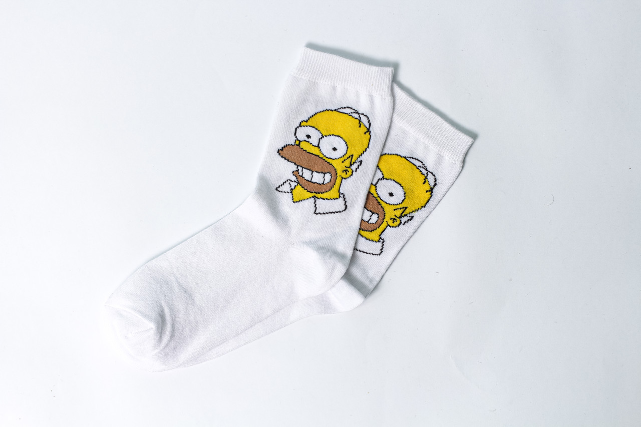 Шкарпетки Crazy Llama`s Гомер, One size (37-42)