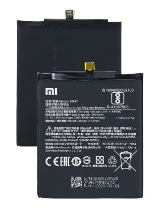 Аккумулятор АКБ Xiaomi BN37 для Xiaomi RedMi 6 | RedMi 6a (Li-polymer 3.85V 2900mAh) Оригинал