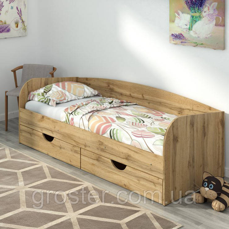Дитяче ліжко Соня-3 з шухлядами для білизни. Підліткове ліжко