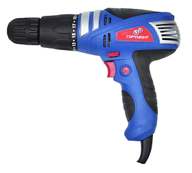 Шуруповерт мережевий Горизонт ED210, швидкозатискний патрон з функцією реверсу