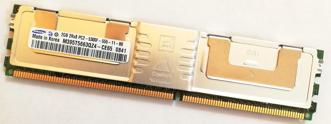 Серверна оперативна пам'ять Samsung FBD DDR2 2 Gb 667MHz 5300 CL5 2R4/2R8 ECC MIX Б/У