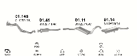 01.14 Глушитель Ауди 80 (Audi 80) 1.6 / 1.8 / 1.9 / 2.0 79 - 91 (01.14) Polmostrow алюминизированный