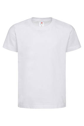 Футболка дитяча біла з круглим вирізом Stedman - WHICT2200, фото 1