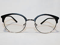 Очки Sun Chi серебро черный матовый имиджевые разборная оправа для очков для зрения