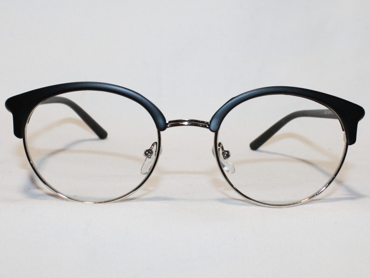 Очки Sun Chi серебро черный матовый имиджевые разборная оправа для очков для зрения - фото 1 - id-p1133371245