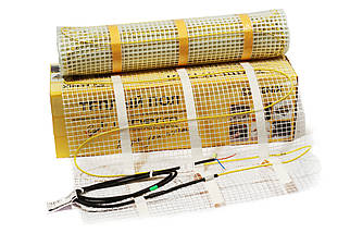 Комплект теплої підлоги під плитку механічний терморегулятор + нагрівальний мат In-Therm, фото 2