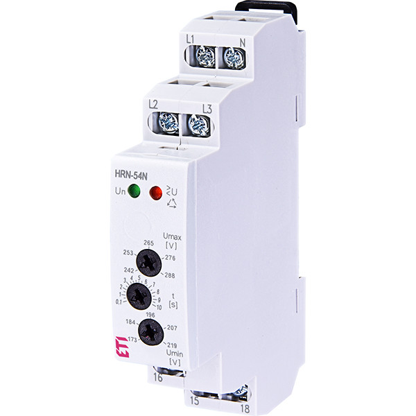 Реле контролю напруги HRN-54N 3Ф 380В / 220В 8А ETI 2471412