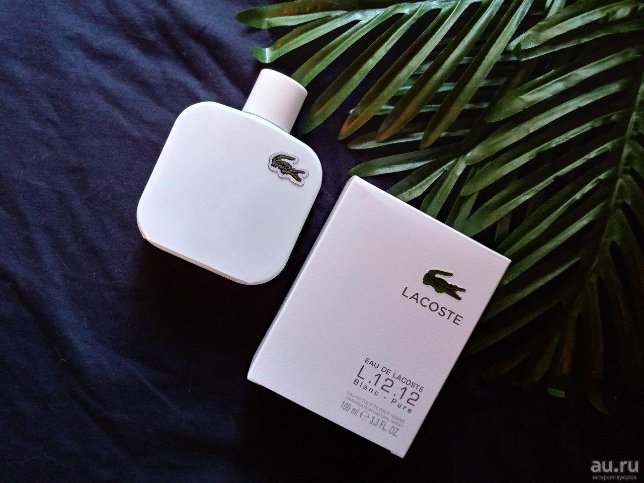 Lacoste Eau De Lacoste L.12.12 Blanc (динамичный  аромат) духи Мужская туалетная вода