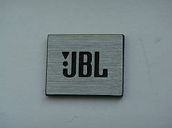 Значок, наклейка, логотип (metall) 20x16mm на сітку колонки JBL