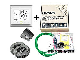 Тонкий двожильний нагрівальний кабель Ryxon HC-20 (1 м2) у комплекті з WI-FI thermostat