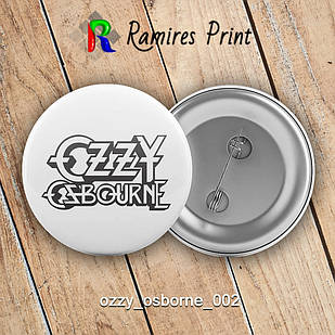 Значок 32 мм Ozzy Osbourne 002