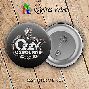 Значок 32 мм Ozzy Osbourne 003