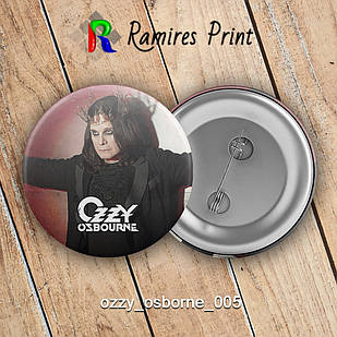 Значок 56 мм Ozzy Osbourne 005