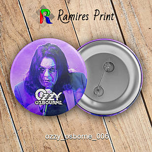 Значок 56 мм Ozzy Osbourne 006