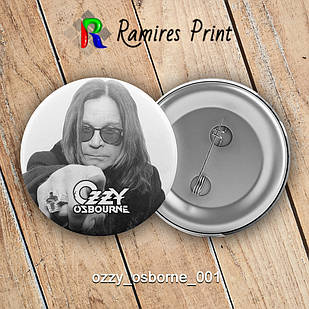 Значок 44 мм рок Ozzy Osbourne