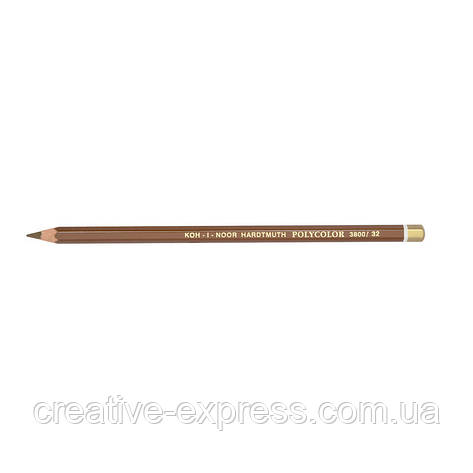 Олівці худож.POLYCOLOR natural sienna/сієна натуральна, фото 1