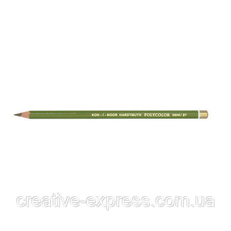 Олівці худож.POLYCOLOR olive green dark/олив.тем-зелений, фото 1
