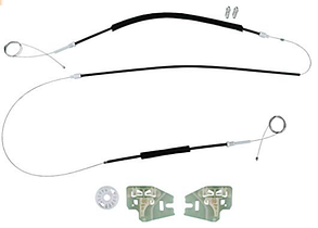 Ремкомплект склопідіймача BMW E46 (після рестайлінгу) (2001-2005) для передніх правих дверей. (УСИЛЕННЫЙ)