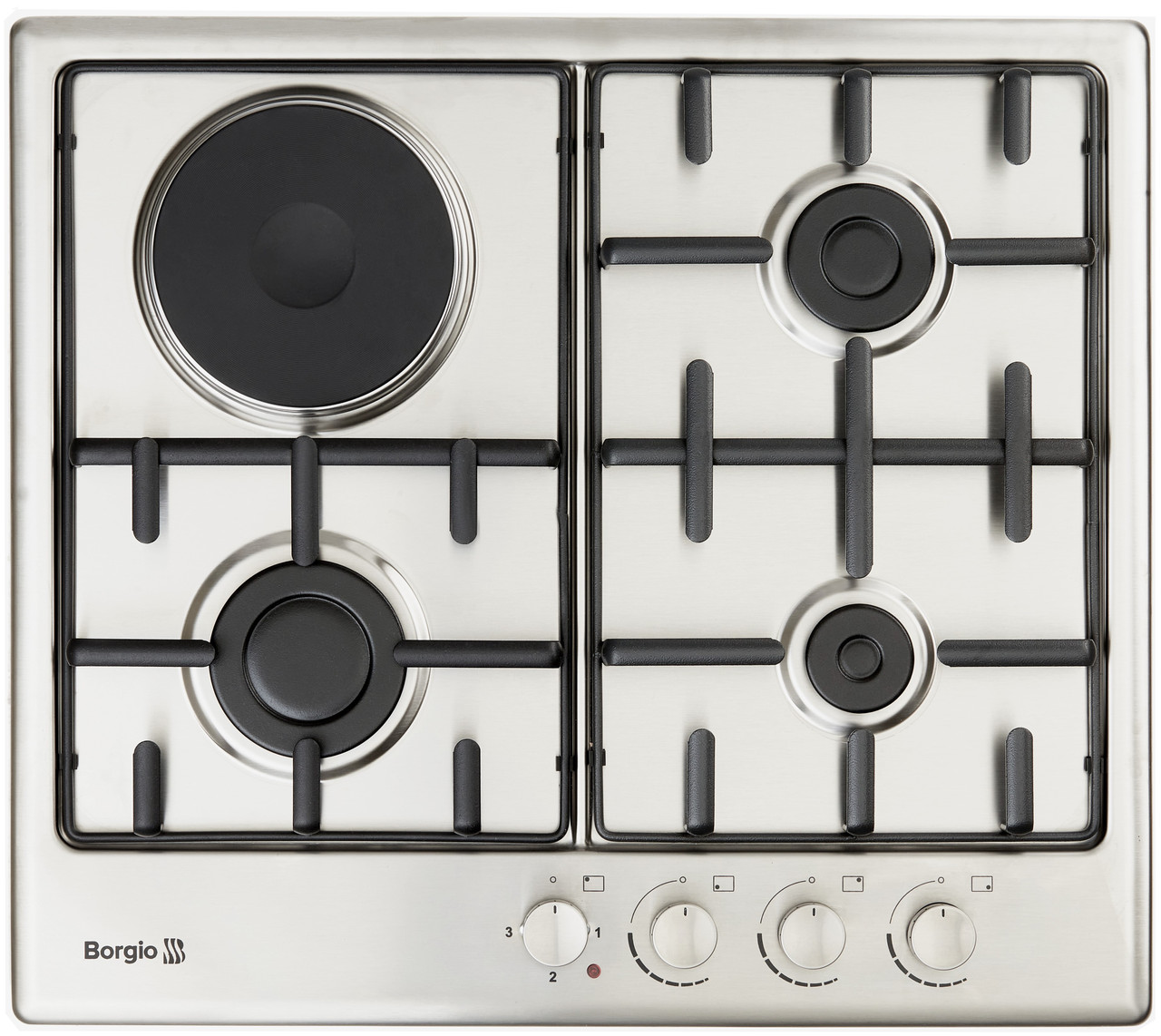 Варильна поверхня комбінована BORGIO 6630 (Inox Combi 3+1)