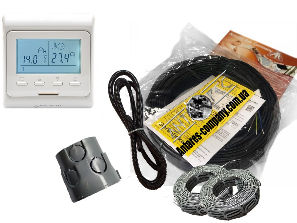 Нагрівальний кабель  Arnold Rak 6103-20 EC | 20 м | 400 вт | 2,0 - 3,1 м. кв | + програмований регулятор