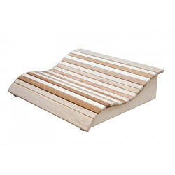 Підголовник анатомічний для сауни та бані (липа/вільха)