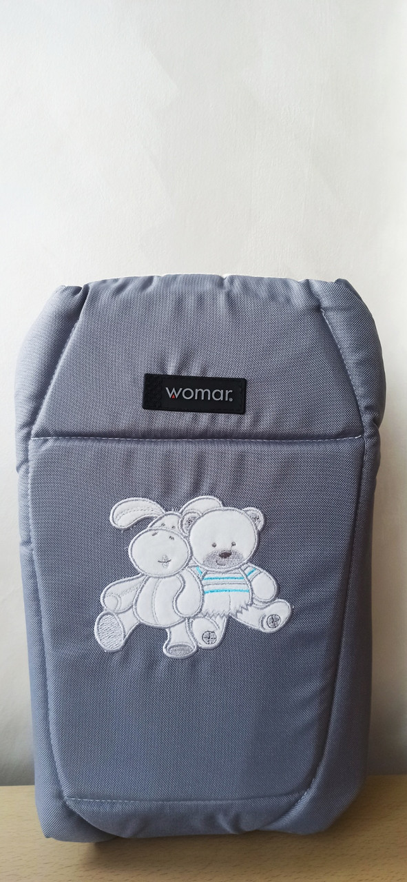 Рюкзак-переноска для дітей Womar (Zaffiro) GLOBETROTER No7 excluzive Original сірий