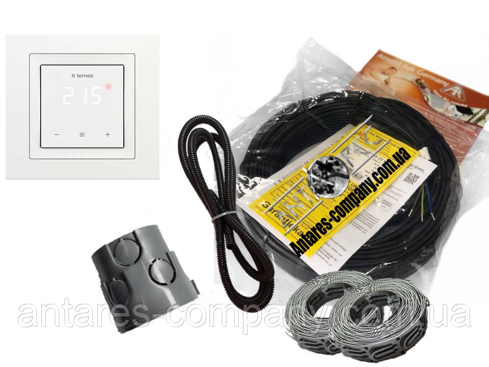 Кабель Arnold Rak 6104-20 EC | 25 м | 500 вт | 2,5 - 3,8 м. кв | + сенсорний регулятор Terneo S