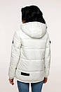 Жіноча блискуча біла лакова куртка весна 44 46 52 розмір, фото 3