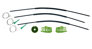 Ремкомплект склопідіймача BMW E46 Compact праві двері 51338251352, 51337079920