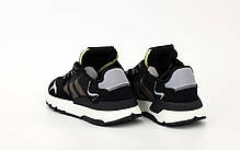 Чоловічі кросівки Adidas Nite Jogger. Рефлектив. Black . ТОП Репліка ААА класу., фото 2