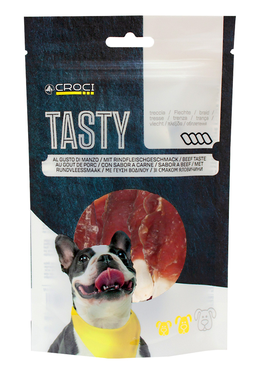 Ласощі для собак кісточка з качиним м'ясом Croci Tasty 80 г