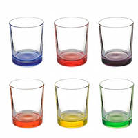 Набір кольорових низьких склянок New York Bright Colors 250 мл. 6 шт.